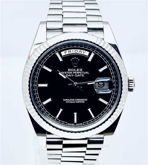 rolex datejust zwarte plaat